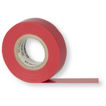 PVC-Isolierband 0,15 mm x 19 mm x 20 m rot